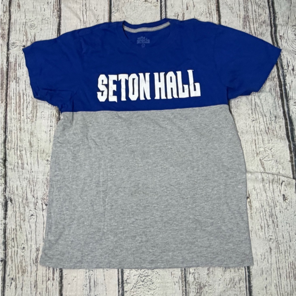 Seton Hall Pirates NCAA Collegiate Crewneck Sports Tee Tshirt